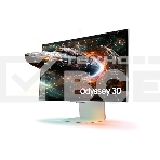 Монитор 27' Samsung Odyssey 3D G90XF IPS 3840x2160, 165 Гц, 1 мс, 16:9, 350 кд/м², 2xHDMI 2.1, DP, USB Hub (2x USB 3.2), 3D без очков, Edge Lighting, динамики (2x5 Вт), FreeSync, G-Sync, HDR10, черный, фото 1