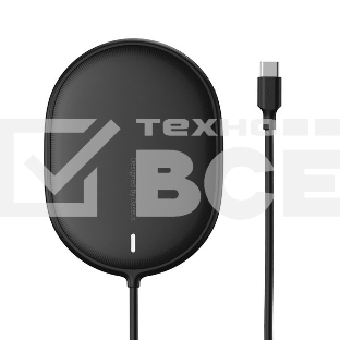 Беспроводное зарядное устройство Baseus WXQJ-01 Light Magnetic Wireless Charger 15W магнитное (кабел