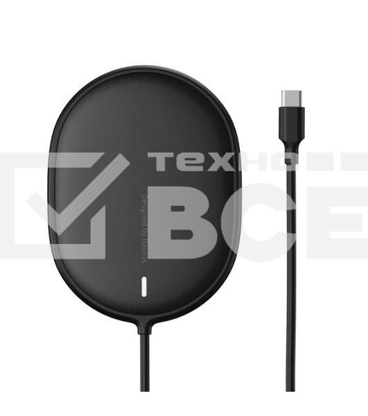 Беспроводное зарядное устройство Baseus WXQJ-01 Light Magnetic Wireless Charger 15W магнитное (кабел