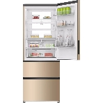 Холодильник Haier A4F742CGGU1 золотистый трехкамерный 277/129л морозилка снизу, No Frost, фото6