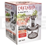 Измельчитель DELTA LUX DE-7405, черный, фото6