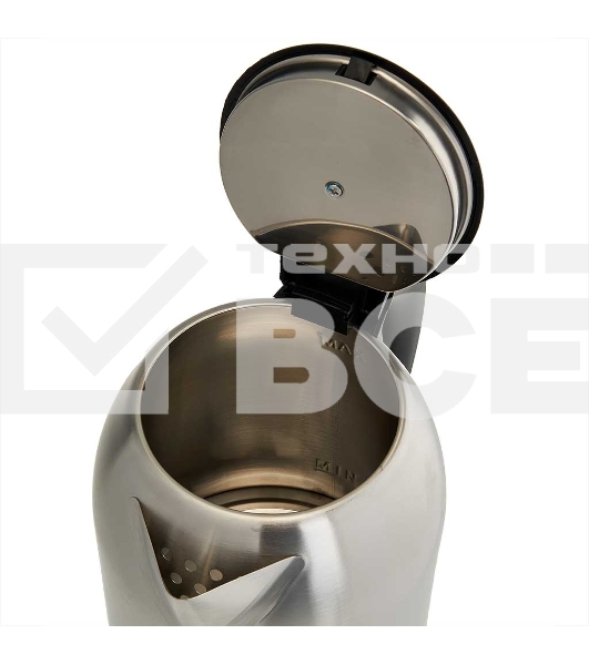 Чайник электрический Delta DL-1330 нерж с красным