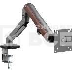 Кронштейн для мониторов Ultramounts UM734WD серый/коричневый 17'-27' макс.7кг крепление к столешнице поворот и наклон, фото7