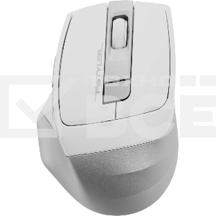 Мышь беспроводная A4Tech Fstyler FG35 серебристый/белый, 2000 dpi, радиоканал, USB, кнопки - 6