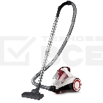 Пылесос Domfy DSC-VC505 белый/красный, 350/2000 Вт, уборка сухая, пылесборник контейнер 2.5 л, фото 1