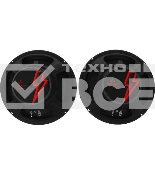 Колонки автомобильные Ural Молния АС-МЛ200 (без решетки) 200Вт 94дБ 4Ом 20 см (8дюйм) (ком.: 2кол.) широкополосные однополосные