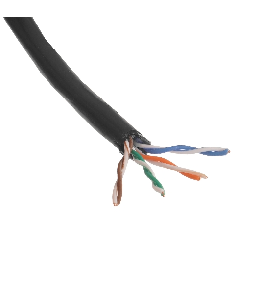 Кабель NEOMAX NM11031 U/UTP cat.5e 4 пары (305 м) 0.48 мм (24 AWG) Медь, внешний, PE, черный