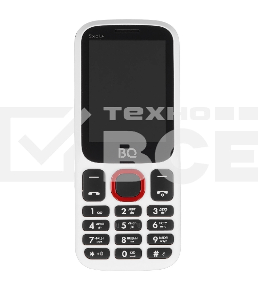 Мобильный телефон BQ 2440 Step L+ белый/красный