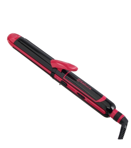 Мультистайлер Sakura SA-4520BP черный/розовый, 30 мм, 200 °C, 1 режим