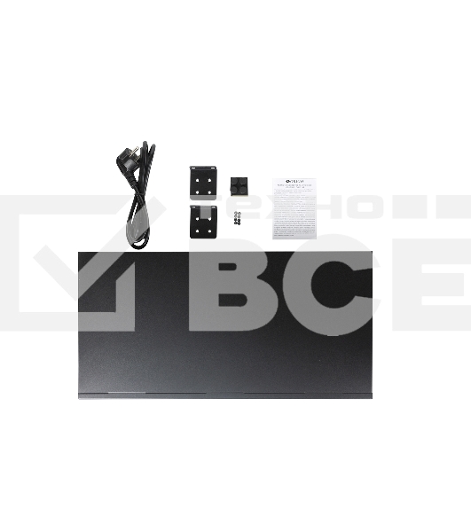 Неуправляемый PoE-коммутатор ORIGO OS1226P/285W/A1A 24x100Base-TX PoE+, 2x1000Base-T, PoE-бюджет 285 Вт, корпус металл