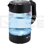 Чайник электрический Hyundai HYK-G7707 1.7л. 2200Вт графит корпус: стекло, фото15