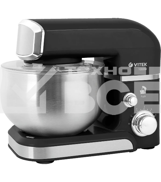 Кухонная машина Vitek Midnight VT-4116 черный/стальной