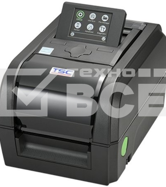 Принтер этикеток TSC TX210 (TX210-A001-1202) термотрансферная печать и прямая термопечать, 203 dpi, 203 мм/сек, USB, RS-232, Ethernet, USB Host, чёрный