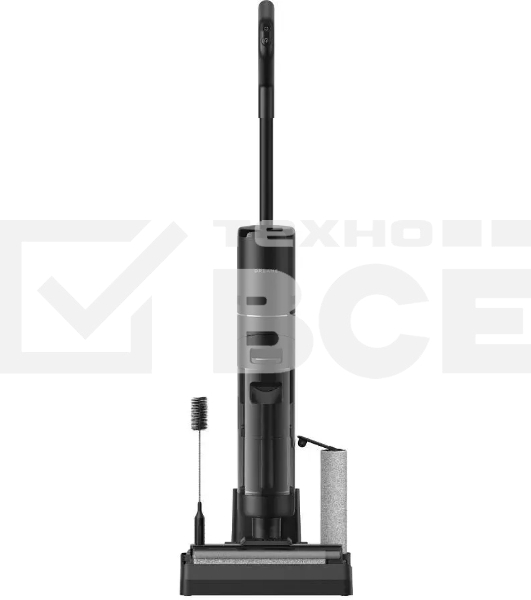 Пылесос вертикальный моющий Dreame Wet and Dry Vacuum H12S чёрный, питание от аккумулятора, 300 Вт, уборка влажная/сухая, пылесборник 0.7 л, работа от АКБ max 35 мин