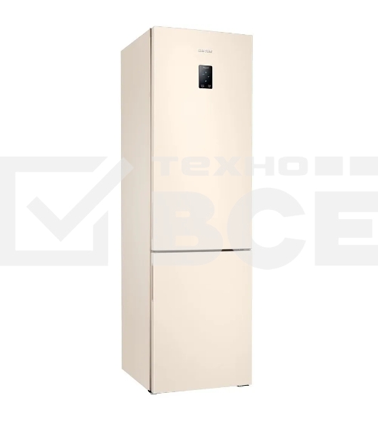 Холодильник Samsung RB37A5271EL/WT, бежевый двухкамерный 269/98л морозилка снизу, No Frost