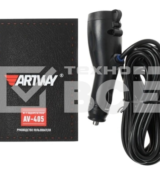 Видеорегистратор Artway AV-405 черный 2Mpix 1080x1920 1080p 140гр. NT96672