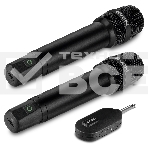 Набор беспроводных микрофонов SVEN MK-742, черный (2.4GHz, 180mAh), фото 1