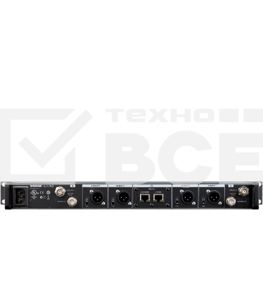 Приёмник SHURE [ULXD4QE=-G51] Четырехканальный цифровой 470 - 534 МГц