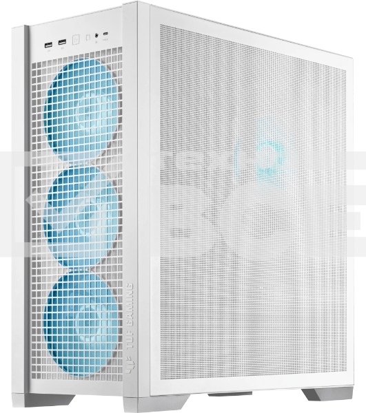 Компьютерный корпус ASUS TUF GAMING GT302 TG ARGb белый/GT302/ARGb FANS/WHT (90DC00I3-B19000)