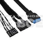 Компьютерный корпус Miditower ExeGate CP-603 Black, ATX, (без БП), 2хUSB+2хUSB 3.0, Audio, фото10