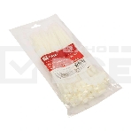 Хомут кабельный 4.8х200 нейл. белый (уп. 100 шт) EKF plc-c-4.8x200, фото 1