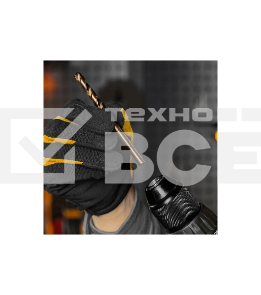 Сверло по металлу Denzel 8 мм, HSS Co-8%