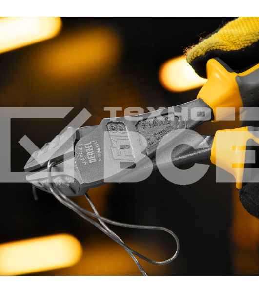 Бокорезы усиленные Denzel 180 мм, трехкомпонентные рукоятки