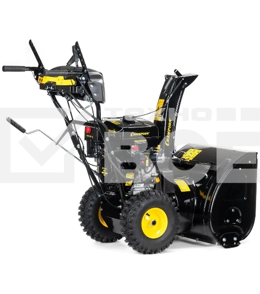 Снегоуборщик Champion ST861 8 лс 61 см 6F/2R колеса 6 л 85 кг эл. стартер, фара, обогрев