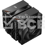 Кулер для процессора PCCooler RT620 Digital BK (250W, 4-pin PWM, LED temp., 157mm, 6x6mm, 2x120мм, 73.32CFM, 34.9dBA, 2200RPM, S: 1851/1700/1200/115X, AM5/AM4, черный), фото7