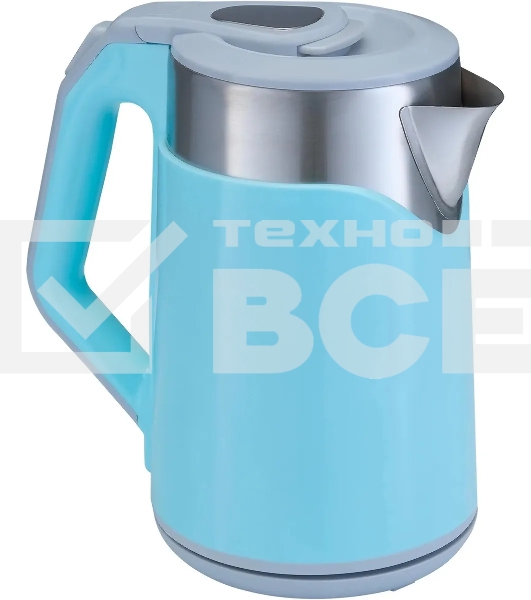 Чайник электрический Oasis K-21SPL голубой 2л 1800 Вт