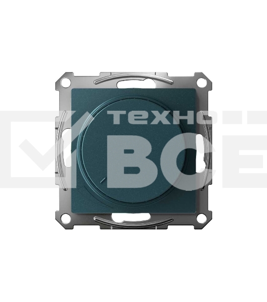 Светорегулятор (диммер) AtlasDesign повор-нажим, LED, RC, 400 Вт, мех., изумруд