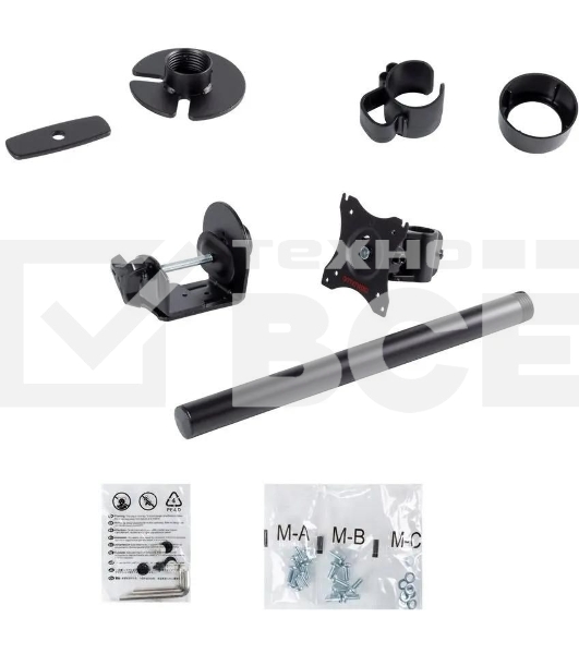 Кронштейн для мониторов Arm Media LCD-T41 черный 15'-32' макс.10кг настольный поворот и наклон верт.перемещ.