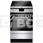 Плита электрическая Hansa FCCX58225 серебристый, конфорок 4 шт, духовка 65 л, 50 см x 85 см x 60 см, фото 1