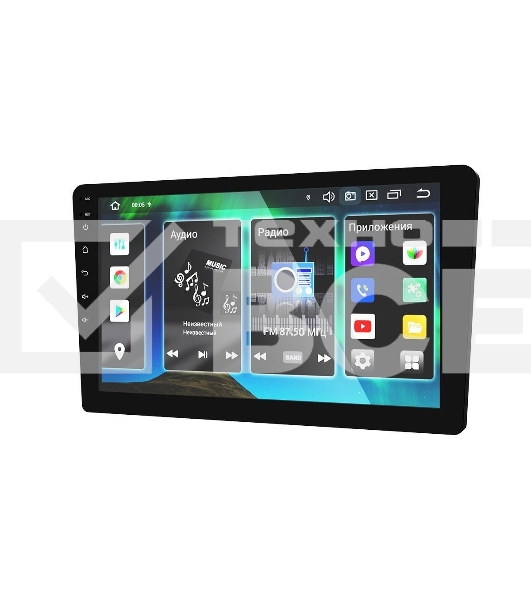 Автомагнитола Prology MPA-370, 2 DIN, 9', Android 13, Bluetooth, USB Type-A, GPS, 4G, CarPlay
