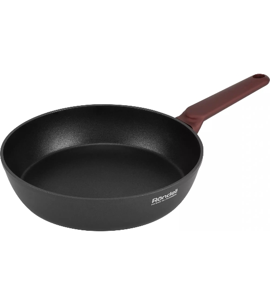 Сковорода Rondell Bojole RDA-2024 круглая 26см покрытие: Xylan Plus ручка несъемная (без крышки) черный