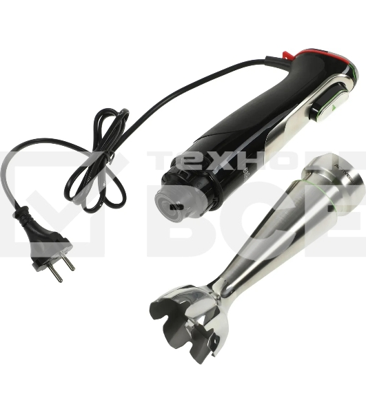 Блендер погружной Braun MQ9135XI черный/серебристый