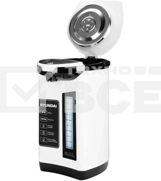Термопот Hyundai HYTP-3850 6л. 750Вт белый/черный