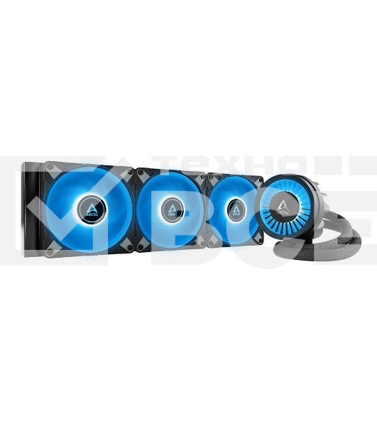 Жидкостная система охлаждения Arctic Liquid Freezer III 360 A-RGB черный, 120 мм, алюминий, 2800 об/мин, 26 дБ, 4 pin, 230 Вт