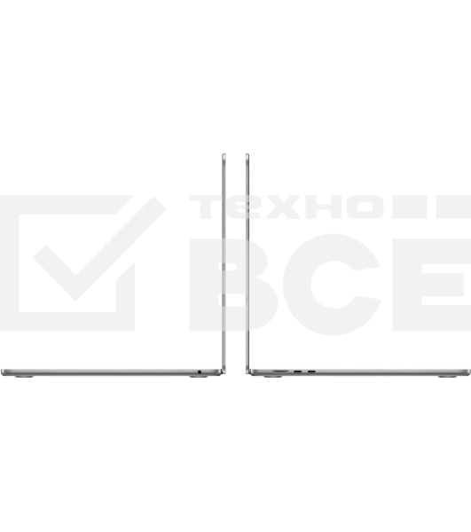 Ноутбук Apple MacBook Air A3114 серый космос M3 8 core 16Gb SSD256Gb/10 core GPU 15.3