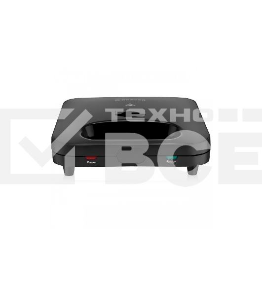 Сэндвичница BRAYER BR2202 3 в 1: сэндв, вафли, гриль, 750 Вт, съем.пласт 22,3*13,1 см, антиприг.пок