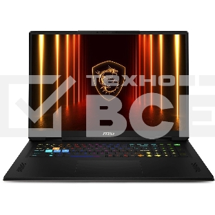 Ноутбук MSI Vector A18 HX A9WIG-218RU серый космос Ryzen 9 9955HX 32Gb SSD2Tb NVIDIA GeForce RTX5080 16Gb 18