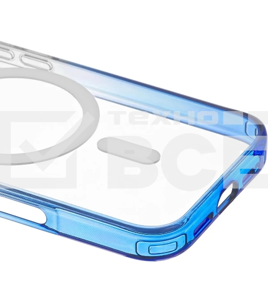 Чехол (клип-кейс) uBear для Apple iPhone 16 Pro Max Fusion with MagSafe синий (CS448EB69PFS-I24M)