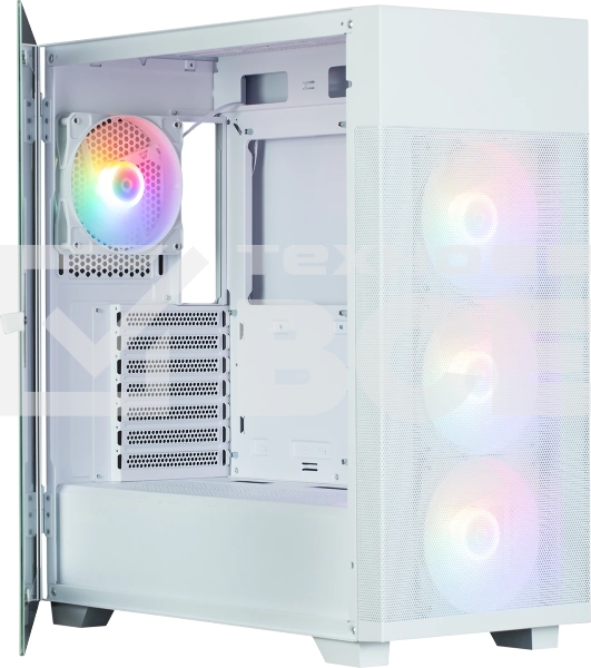 Компьютерный корпус ZALMAN S5 NEO, ATX, белый, WINDOW, 2xCOMBO (3.5