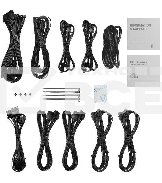 Блок питания Deepcool/GamerStorm PQ750G (ATX 3.1, 750W, Full Cable Management, PWM 120мм fan, 80 PLUS GOLD, Active PFC + Half Bridge + DC/DC, Full Japanese Capasitors, Gen5 PCIe) RET