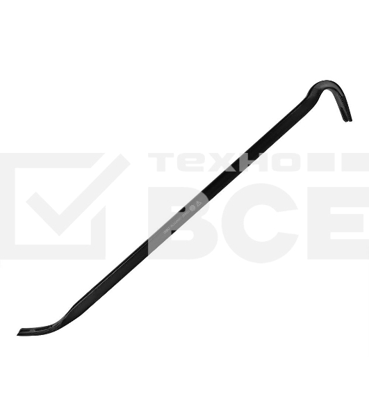 Лом-гвоздодер двухсторонный усиленный Deli DL448902 900 мм, углы наклона 30° и 60°, овальный паз с углами 30° и 68°, шестигранная форма