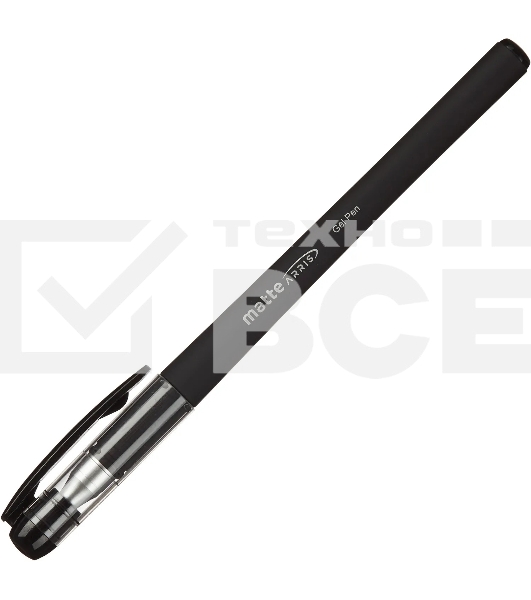 Ручка гелевая Deli Arris EG64-BK черная, d=0.5мм, черные чернила