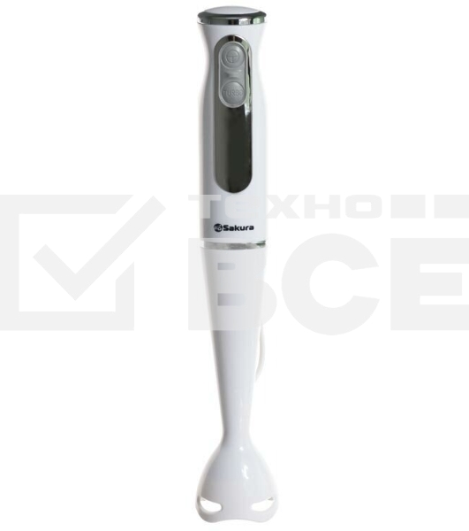 Блендер SAKURA SA-6248W 600Вт погружной пласт.насадка