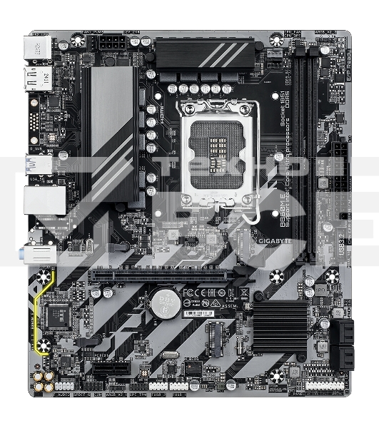 Материнская плата Gigabyte B860M E Soc-1851 Intel B860 2xDDR5 mATX AC`97 8ch(7.1) GbLAN RAID+HDMI+DP