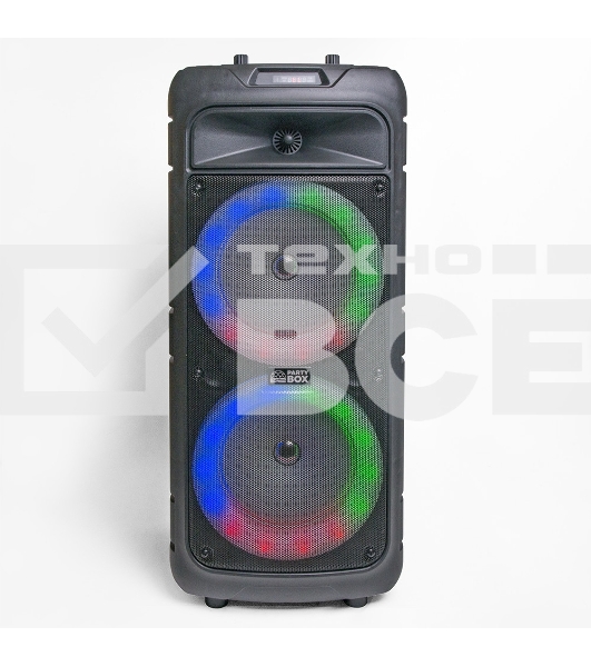 Мидисистема B52 Party Box, 40Вт (20Вт*2), АКБ 4500мА/ч,BT (до10м), USB, FM, провод. микроф.