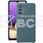 Чехол (клип-кейс) Deppa для Samsung Galaxy A32 Liquid Silicone синий (870122), фото3